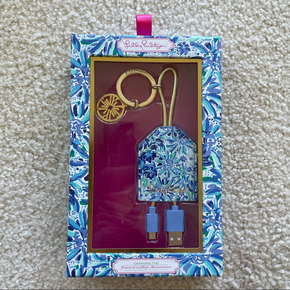 Lilly Pulitzer Charging Tag